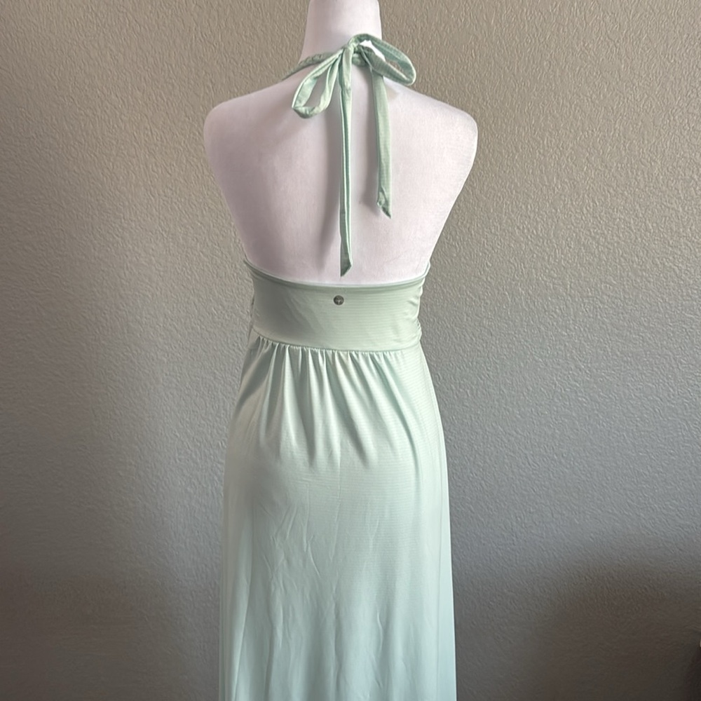Soybu Mint Green Halter Neck Sleeveless Maxi Dress - Picture 6 of 11